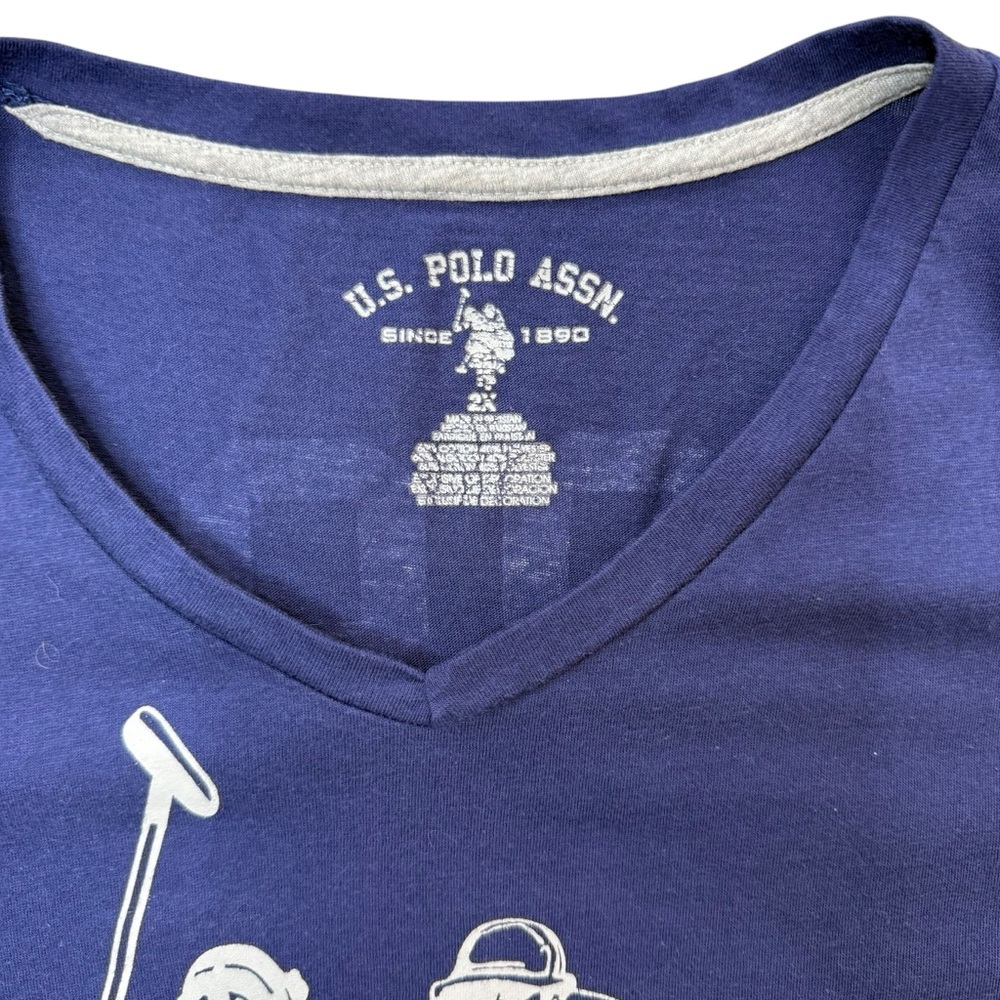 U.S. Polo Assn. Blue Polo Graphic Tee Size 2X - Picture 2 of 5